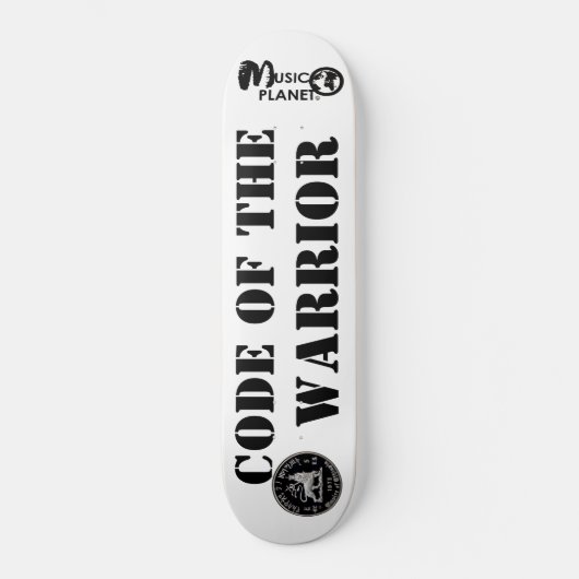 CODE DU WARRIOR Skateboard (Recto)
