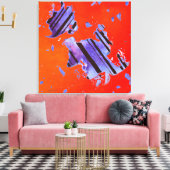 Code Énergétique 1CO24, ( impression sur toile te (Insitu(Salon))