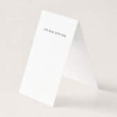 Code et logo QR de votre entreprise (Back)