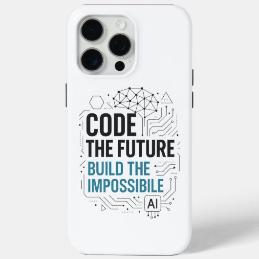 Code Future Build Impossible Hoesje | technisch Ho (Achterkant)