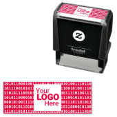 Code gegevensbeveiligingssysteem achtergrond en Lo Zelfinktende Stempel (In situ)