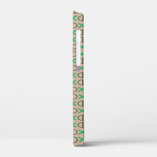CODE groen Case-Mate iPhone Case (Achterkant / Links)