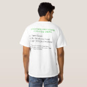 Code Groene T-Shirt (Achterkant volledig)