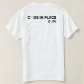 Code in Place 2026 T-shirt (Design achterkant)