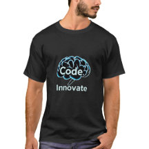 "Code, Innovate, Repeat" T-shirt voor Tech & Devel