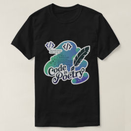 Code is een grappige programmeur t-shirt