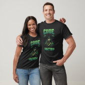 Code is een onderdeel dat iets programmeert t-shirt (Unisex)