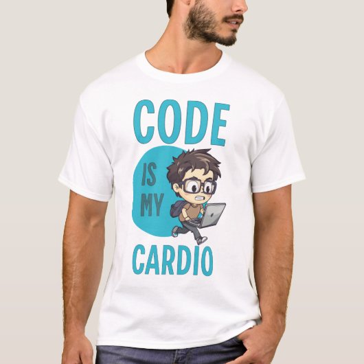 Code Is My Cardio T-shirt (Voorkant)
