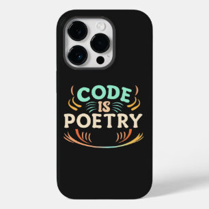 Code is poëzie: laat het artistieke werk van je pr Case-Mate iPhone 14 pro hoesje