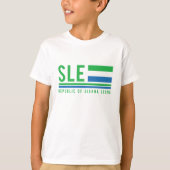 Code ISO Sierra Leone T-shirt (Devant)