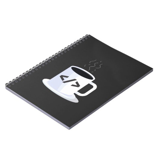 Code Java Coding Coffee Mok Funny Programming Code Notitieboek (Linkerzijde)