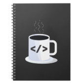 Code Java Coding Coffee Mok Funny Programming Code Notitieboek (Voorkant)