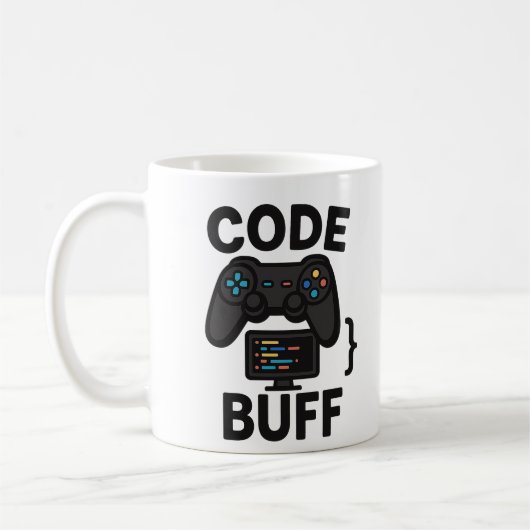 Code. Joue. Recommencer. | Mug pour les programmeu (Gauche)
