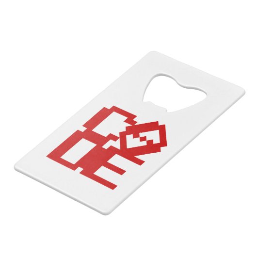 CODE KREDIETKAART FLESSENOPENER (Voorkant Gekanteld)