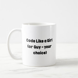 Code Like a Girl Mug – Empowering Gift for Women 