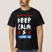 Code Master: kracht in je handen!!! T-Shirt (Voorkant)
