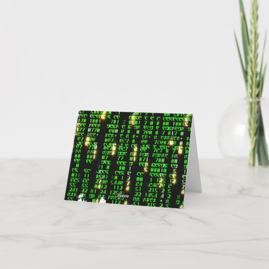 Code matrix (Achterkant)