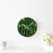 Code matrix acrylwandklok ronde klok (Huis)