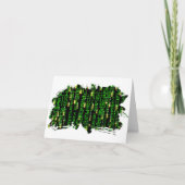 Code matrix bedankkaart (Voorkant)