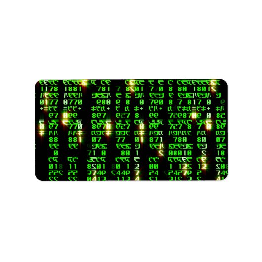 Code matrix etiket (Voorkant)