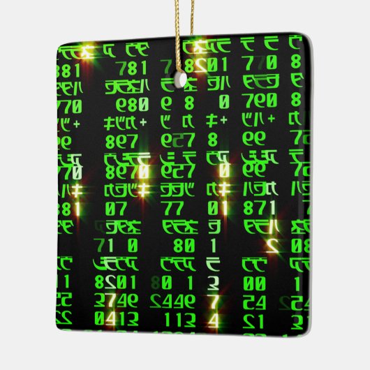Code matrix keramisch ornament (Links)