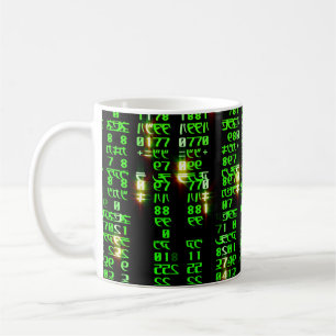 Code matrix koffiemok