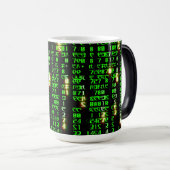 Code matrix magische mok (Voorkant rechts)