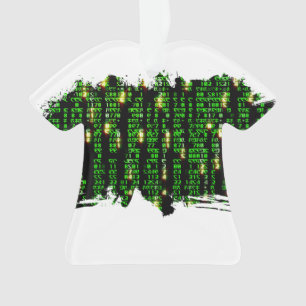 Code matrix ornament