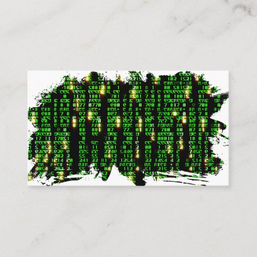 Code matrix visitekaartje (Voorkant)