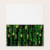 Code matrix visitekaartjes (Buitenkant ongevouwen)