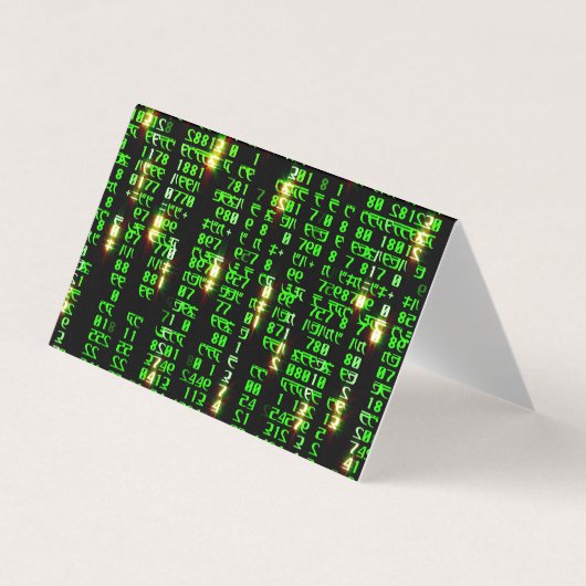 Code matrix visitekaartjes (Voorkant)