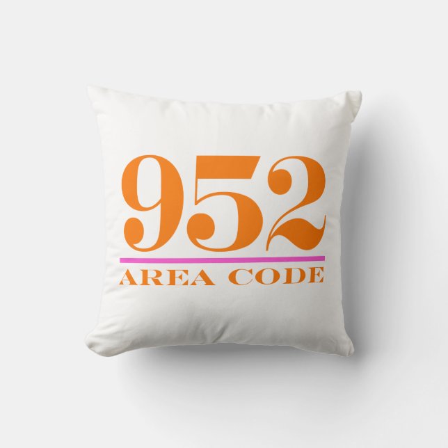 Code Minnesota-gebied 952 Sierkussen (Voorkant)