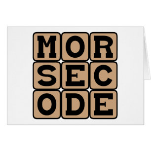 Code Morse, Système de Points et Tirets