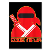Code Ninja Computer Coding Engineer Funny Lovers Kaart (Voorkant)