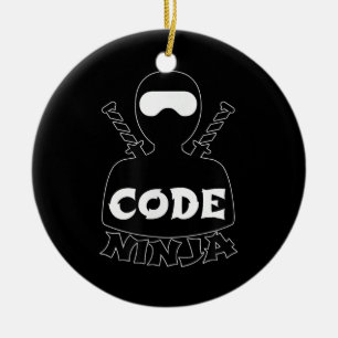 Code Ninja Computer Coding Engineer Funny Lovers Keramisch Ornament