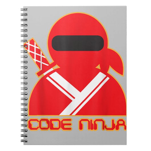 Code Ninja Computer Coding Engineer Funny Lovers Notitieboek (Voorkant)