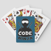 Code Ninja Computer Coding Engineer Funny Lovers Pokerkaarten (Achterkant)