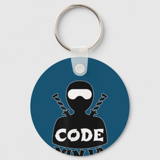 Code Ninja Computer Coding Engineer Funny Lovers Sleutelhanger (Voorkant)