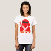 Code Ninja Computer Coding Engineer Funny Lovers T-shirt (Voorkant volledig)