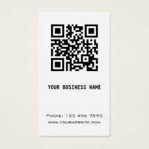 Code noir et blanc du QR