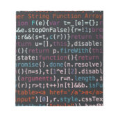 code notitieblok (Voorkant)