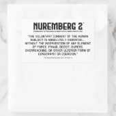 Code Nuremberg 1947 A. 1 Stickers Rectangulaires (Sac)