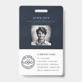 Code photo de l'employé créatif Badge de sécurité  (Avant)