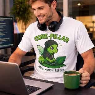 Code Pilaar Schattig Coderings Levensstijl T-shirt