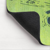 "Code postal! Pow !" Tapis de souris (Coin)