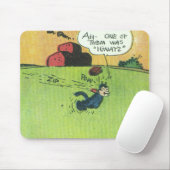 "Code postal! Pow !" Tapis de souris (Avec souris)