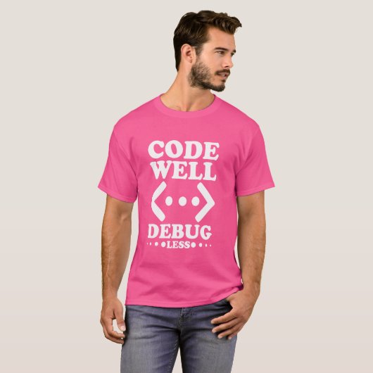 Code Programming Computer Nerd Software Engineer C T-shirt (Voorkant volledig)