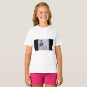 Code & Purr Cute Programmer Kat T-Shirt | Kawaii C (Voorkant volledig)