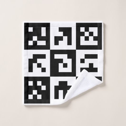 code qr (Gant de toilette)