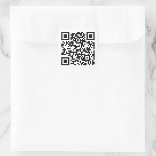 Code QR - autocollants (Sac)